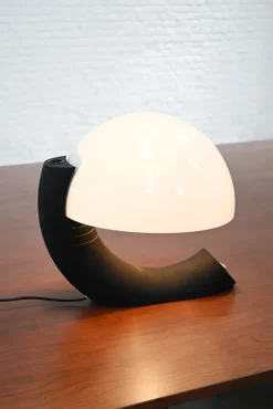 Pamono Italian Concordia Table Lamp attributed to E. Bosi for Martini Fratelli, 1970s