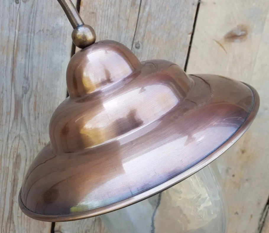 Online Pamono Italian Copper Outdoor Barn Light Lamp