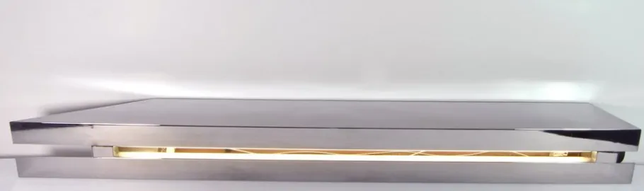 New Pamono Italian Corner Floor Lamp by Angelo Cortesi and Sergio Charatta-Cattò for Shapes and Surfaces, 1968