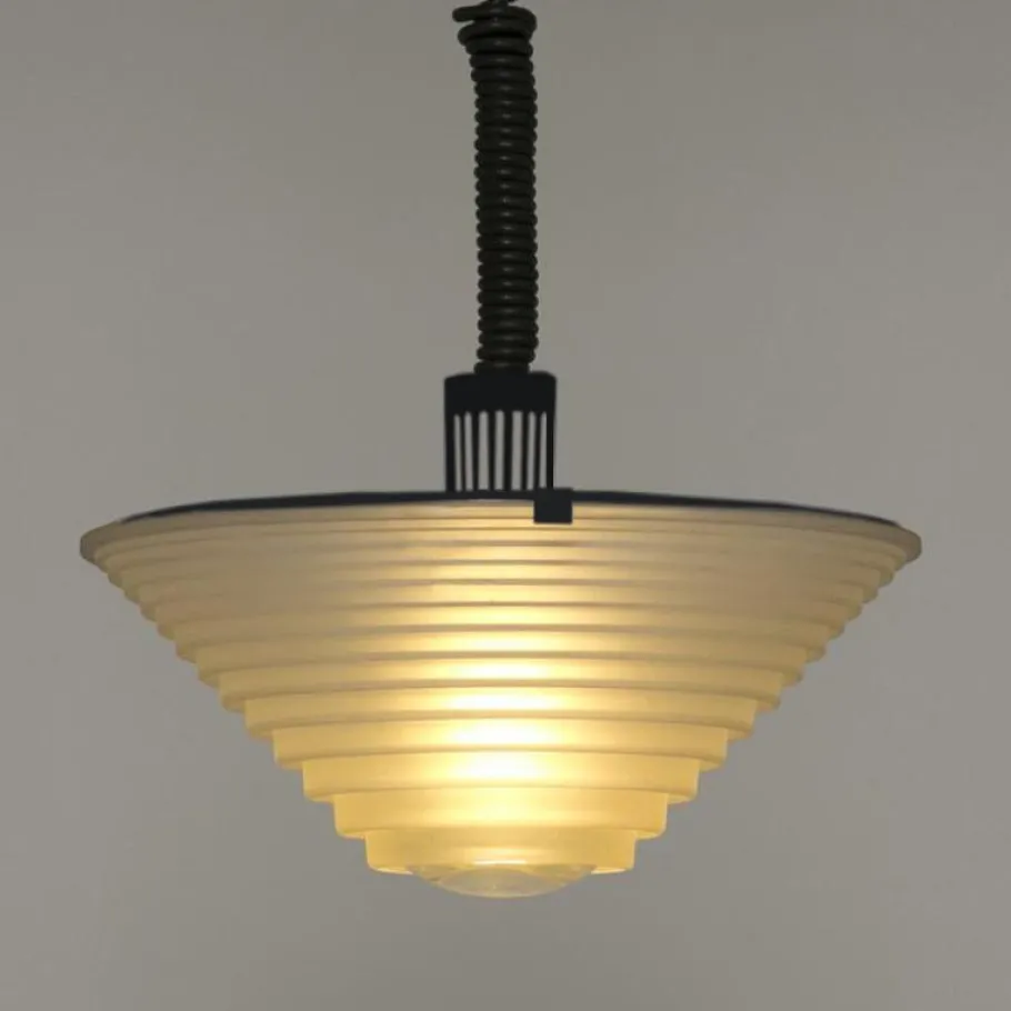Online Pamono Italian Egina 38 Pendant Lamp by Angelo Mangiarotti for Artemide, 1970s