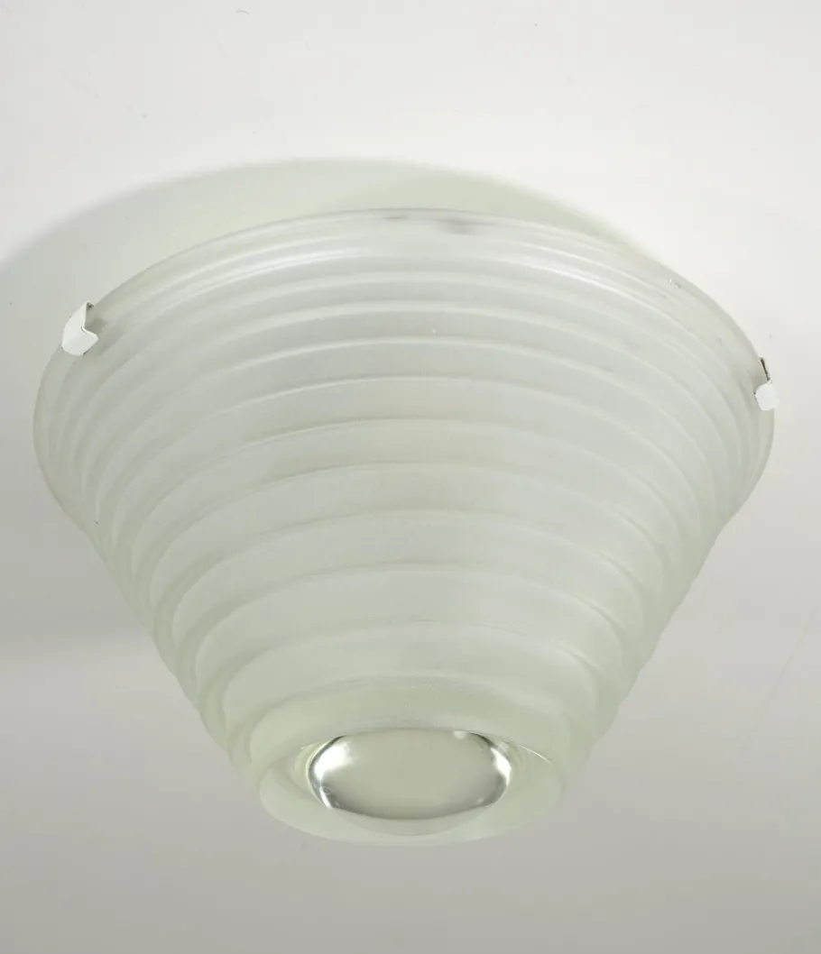 Clearance Pamono Italian Egina Flush Mount by Angelo Mangiarotti for Artemide, 1970s