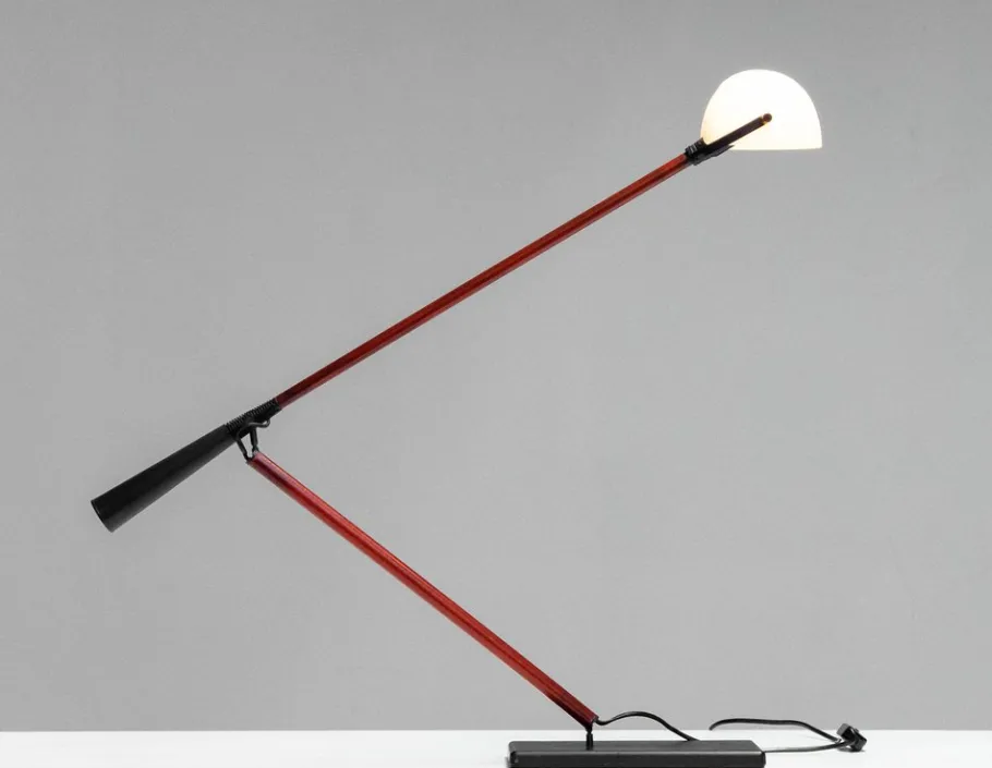 Hot Pamono Italian Fiberglass Model 613 Desk Lamp by Paolo Rizzatto for Arteluce, 1970s