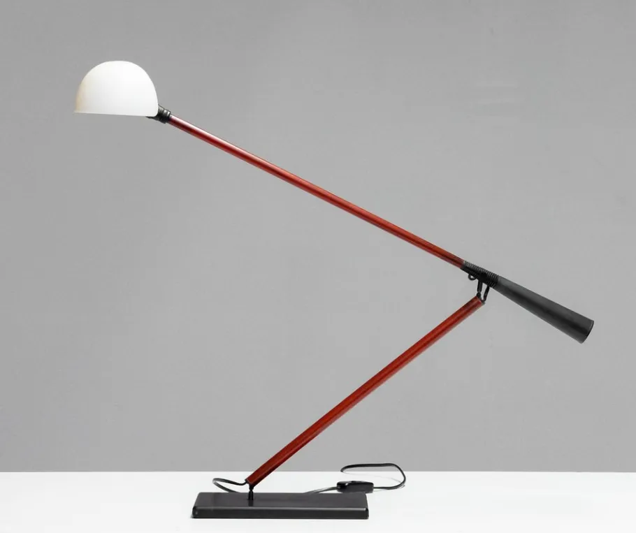 Hot Pamono Italian Fiberglass Model 613 Desk Lamp by Paolo Rizzatto for Arteluce, 1970s