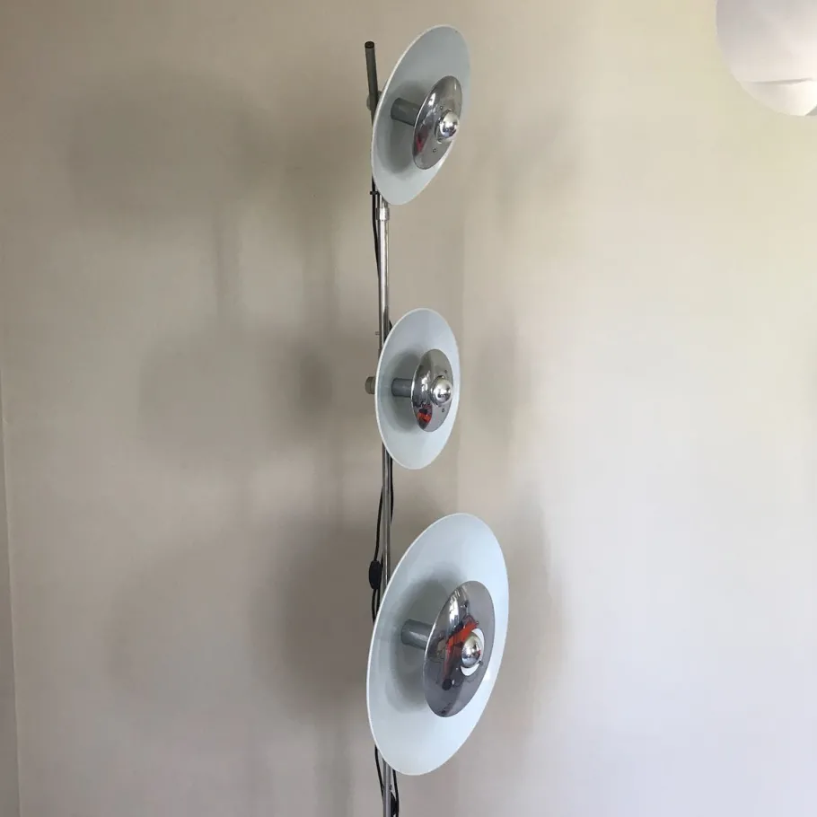 New Pamono Italian Floor Lamp by Enrico Tronconi, 1970s