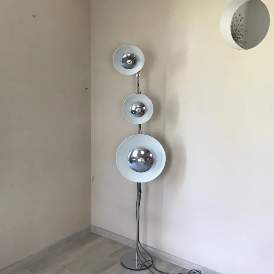 New Pamono Italian Floor Lamp by Enrico Tronconi, 1970s