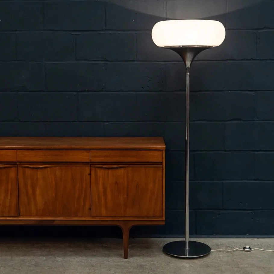 Best Pamono Italian Floor Lamp by Harvey Guzzini for Guzzini, 1970s