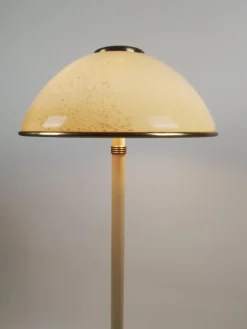 Sale Pamono Italian Floor Lamp in Brass and Artistic Murano Glass attributed to F. Fabbian, 1970s