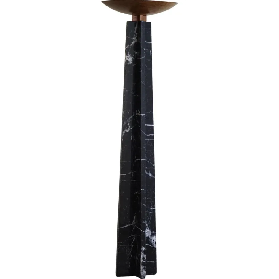 Hot Pamono Italian Floor Lamp in Copper and Marble by Massimo & Lella Vignelli, 1986