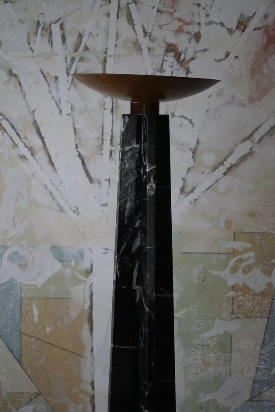 Hot Pamono Italian Floor Lamp in Copper and Marble by Massimo & Lella Vignelli, 1986