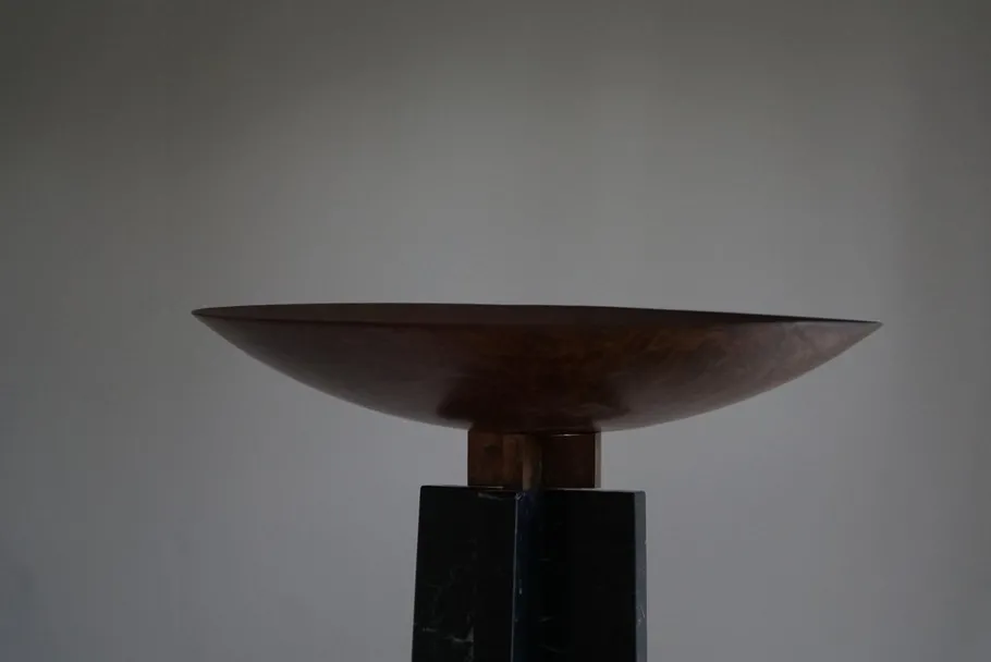 Hot Pamono Italian Floor Lamp in Copper and Marble by Massimo & Lella Vignelli, 1986