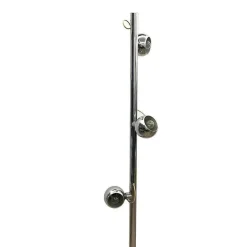 Pamono Italian Floor Lamp with 3 Magnetic Adjustable Globes by Luci Italia, Milan, 1970s