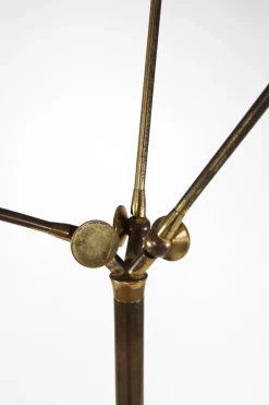 Online Pamono Italian Floor Lamp with Three Colored Aluminum Shades, 1950s