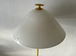 Discount Pamono Italian Floor Lamp with Yellow and White Glass Shade by VeArt, 1970s