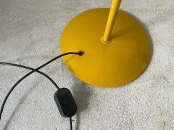 Discount Pamono Italian Floor Lamp with Yellow and White Glass Shade by VeArt, 1970s