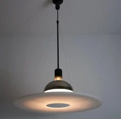 Online Pamono Italian Frisbi 850 Pendant Lamp attributed to Achille Castiglioni for Flos, 1970s
