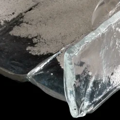 Hot Pamono Italian Frosted Glass Snow Sconce, 1970s