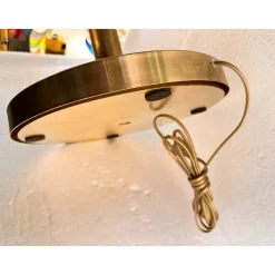 Online Pamono Italian Fumè Murano Glass Table Lamps with Unlaquered Brass by Simoeng, Set of 2