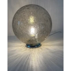 Sale Pamono Italian Fume Table Lamp in Murano Glass by Simoeng