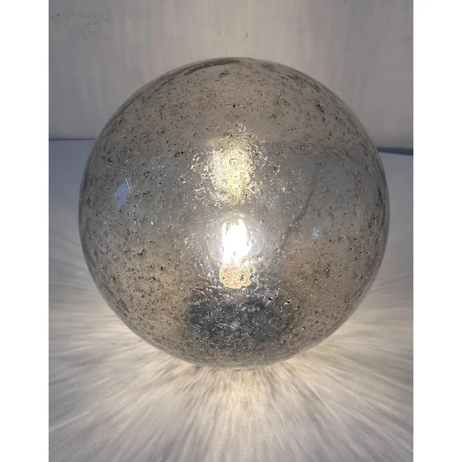 Sale Pamono Italian Fume Table Lamp in Murano Glass by Simoeng