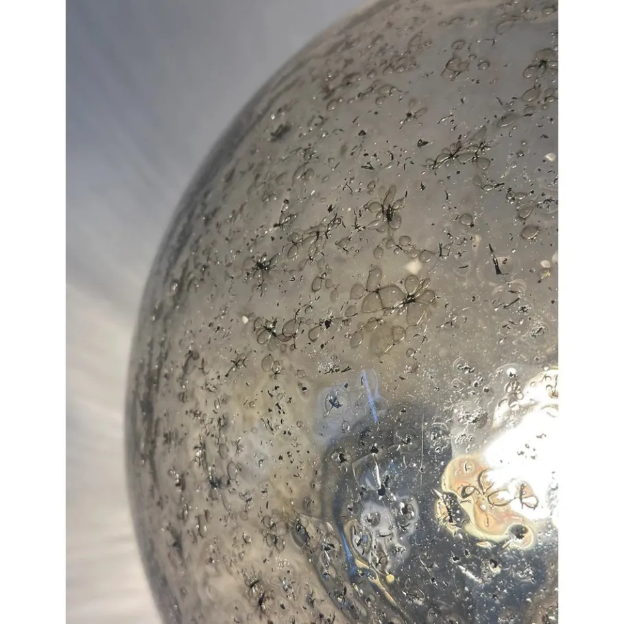 Sale Pamono Italian Fume Table Lamp in Murano Glass by Simoeng