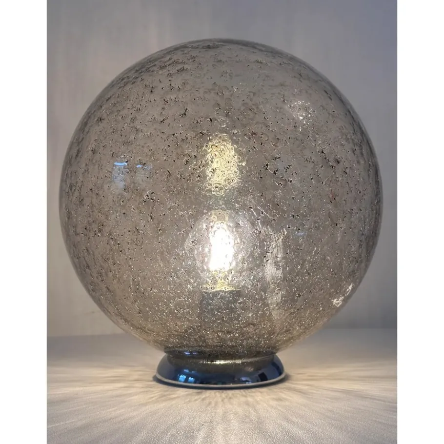 Sale Pamono Italian Fume Table Lamp in Murano Glass by Simoeng