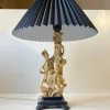 Hot Pamono Italian Geisha Faux Ivory Table Lamp by Amilcare Santini, 1940s