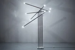 Online Pamono Italian Giraffa Floor Lamp by Sergio Moscheni for Selenova, 1970s