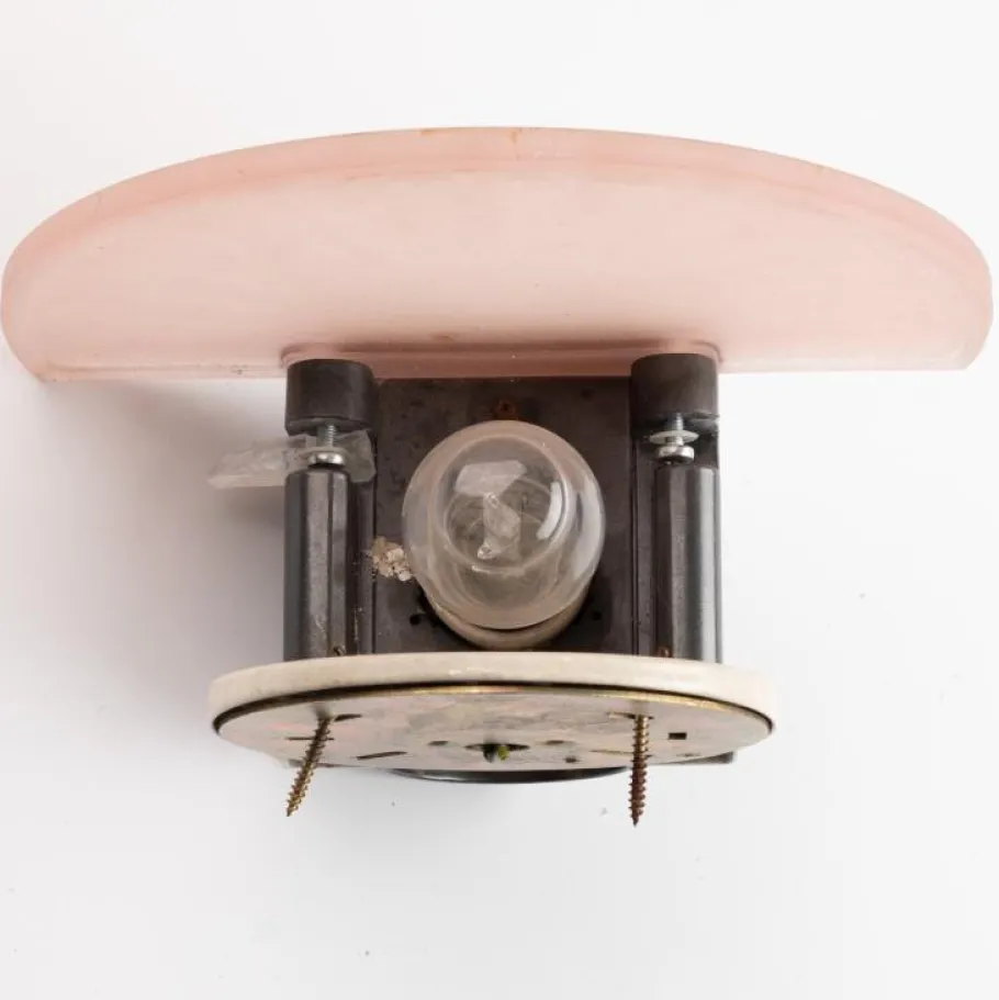 Online Pamono Italian Glass Wall Sconce by Ezio Didone for Arteluce, 1980s