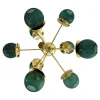 New Pamono Italian Gold Chandelier in Murano Glass by Simoeng