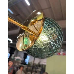 New Pamono Italian Gold Chandelier in Murano Glass by Simoeng