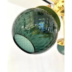 New Pamono Italian Gold Chandelier in Murano Glass by Simoeng