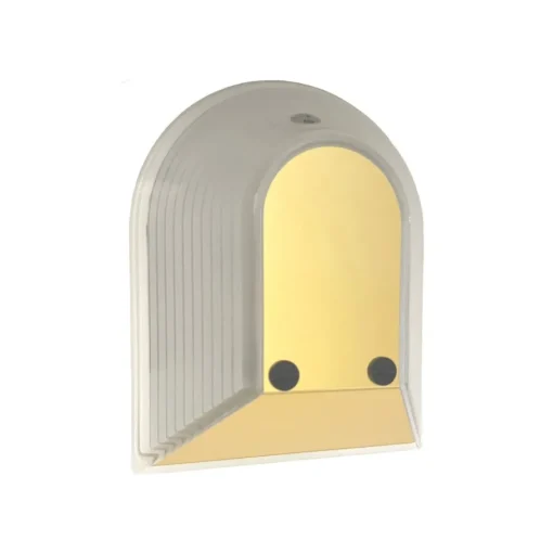Best Pamono Italian Gold Tesi Wall Sconces by Roberto Fiorato for Prisma, 1980s, Set of 2