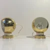 Online Pamono Italian Golden Globe Wall Lamps by Compadori Reggiani, 1970s, Set of 2