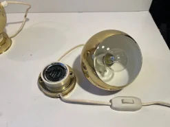 Online Pamono Italian Golden Globe Wall Lamps by Compadori Reggiani, 1970s, Set of 2