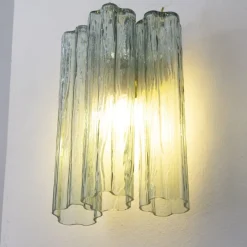 Online Pamono Italian Green Murano Glass Wall Light, 1990s
