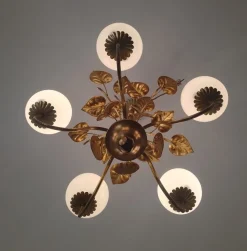 Online Pamono Italian Hollywood Regency Chandelier by Hans Högl, 1960s