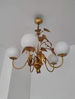 Online Pamono Italian Hollywood Regency Chandelier by Hans Högl, 1960s