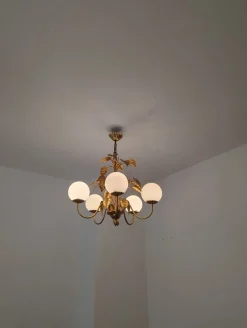 Online Pamono Italian Hollywood Regency Chandelier by Hans Högl, 1960s