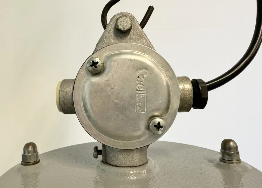 Discount Pamono Italian Industrial Aluminium Pendant Lamp from Fael Luce, 1970s