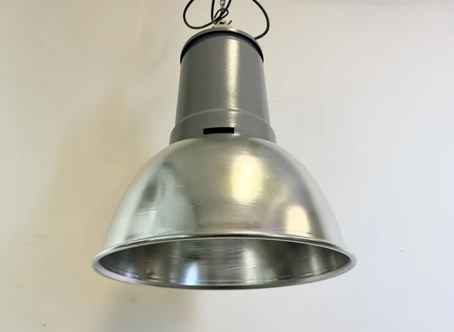 Discount Pamono Italian Industrial Aluminium Pendant Lamp from Fael Luce, 1970s