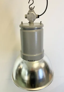 Discount Pamono Italian Industrial Aluminium Pendant Lamp from Fael Luce, 1970s