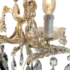 Discount Pamono Italian Marie Therese Crystal Wall Lights, 1950s, Set of 2
