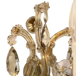 Discount Pamono Italian Marie Therese Crystal Wall Lights, 1950s, Set of 2