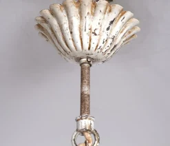 Online Pamono Italian Metal Flower Chandelier, 1960s