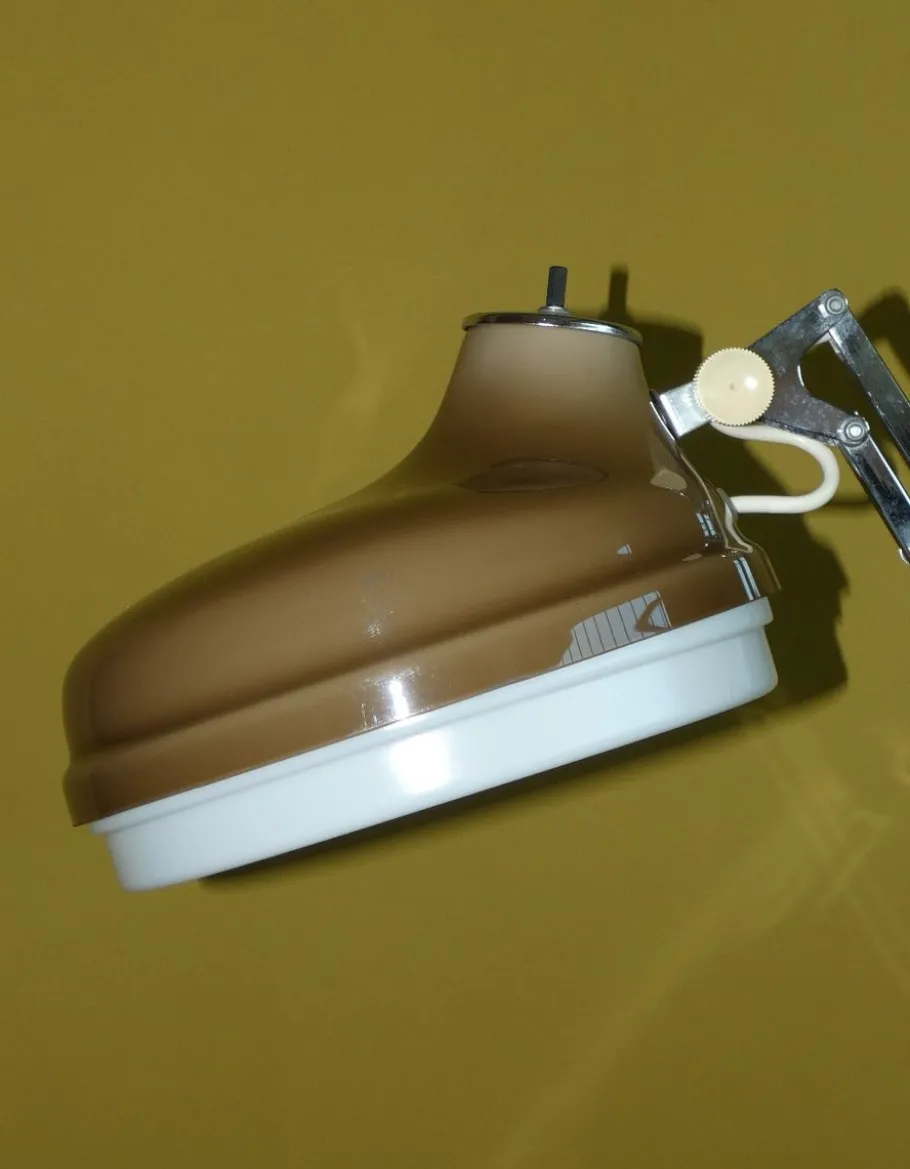 Pamono Italian Metal Table Lamp, 1960s