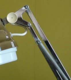 Pamono Italian Metal Table Lamp, 1960s