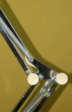 Pamono Italian Metal Table Lamp, 1960s