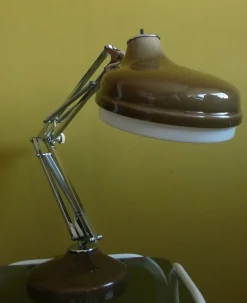 Pamono Italian Metal Table Lamp, 1960s