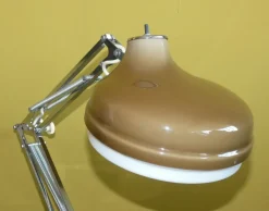 Pamono Italian Metal Table Lamp, 1960s