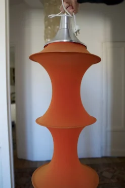 Discount Pamono Italian Milano Falkland Pendant Lamp by Bruno Munari for Danese, 1970s